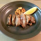 マグロのほほ肉のステーキ